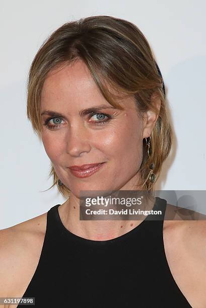 Actress Radha Mitchell arrives at The Art of Elysium presents Stevie Wonder's HEAVEN celebrating the 10th Anniversary at Red Studios on January 7,...