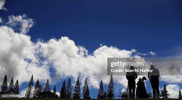 Ryan Moore of the United States during the third round of the SBS Tournament of Champions at the Plantation Course at Kapalua Golf Club on January 7,...