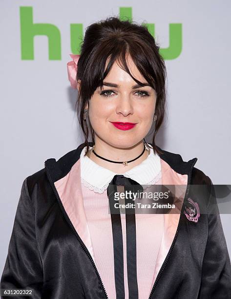 Actress Emily Barclay attends the 2017 Hulu Television Critics Association winter press tour at Langham Hotel on January 7, 2017 in Pasadena,...