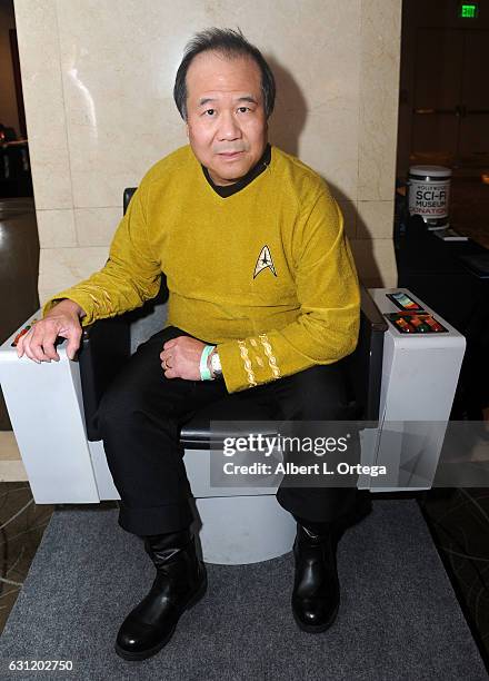 Cosplayer David Cheng attends The Hollywood Show held at The Westin Los Angeles Airport on January 7, 2017 in Los Angeles, California.