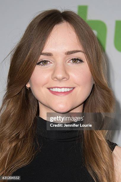 Actress Tara Lynne Barr attends the 2017 Hulu Winter TCA Tour at the Langham Hotel on January 7, 2017 in Pasadena, California.