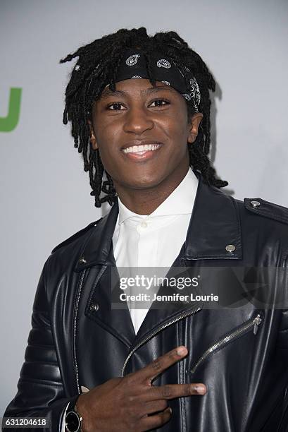 Actor Joseph David-Jones attends the 2017 Hulu Winter TCA Tour at the Langham Hotel on January 7, 2017 in Pasadena, California.