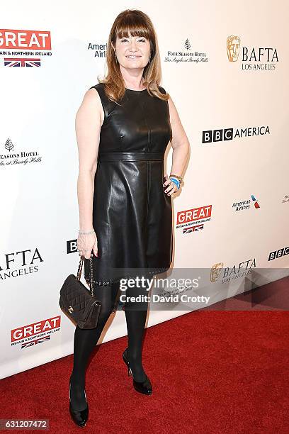 Alexa Jago attends The BAFTA Tea Party - Arrivals at Four Seasons Hotel Los Angeles at Beverly Hills on January 7, 2017 in Los Angeles, California.