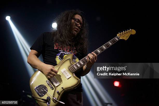 Bobb Bruno of American rock duo "Best Coast" perform at The Smell's 19th Anniversary Benefit Concert at The Belasco Theater on January 7, 2017 in Los...