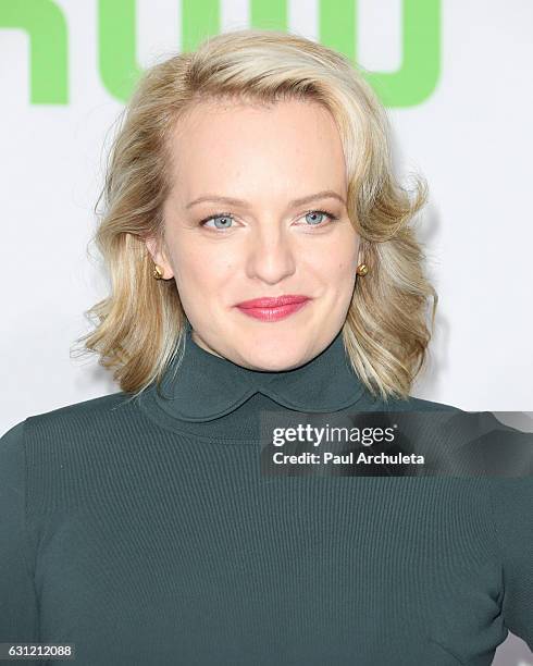 Actress Elisabeth Moss attends the Hulu TCA Winter Press Tour Day at Langham Hotel on January 7, 2017 in Pasadena, California.