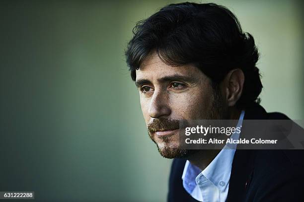 Head Coach of Real Betis Balompie Victor Sanchez del Amo during La Liga match between Real Betis Balompie v CD Leganes at Benito Villamarin Stadium...