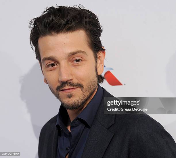 Actor Diego Luna arrives at The BAFTA Tea Party at Four Seasons Hotel Los Angeles at Beverly Hills on January 7, 2017 in Los Angeles, California.