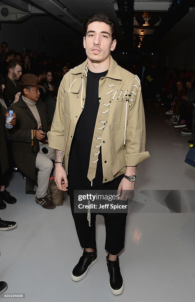 Celebrities & Front Row - Day 3 - LFW Men's January 2017