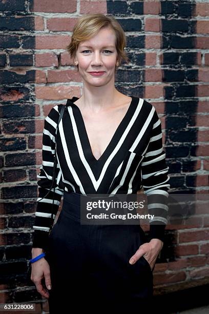 Actress Sandra Hüller poses for a picture before the American Cinematheque Panel Discussion With Golden Globe Nominate heatre on January 7, 2017 in...
