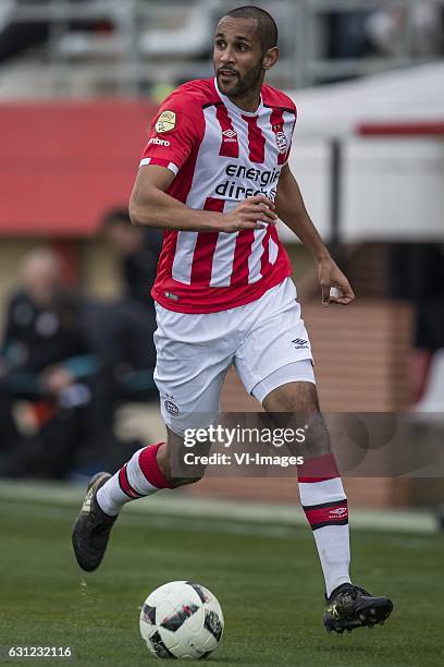 Simon Poulsen of PSVduring the friendly match between PSV Eindhoven and SC Freiburg at the stadium Nuevo Mirador on January 08, 2017 in Cadiz, Spain