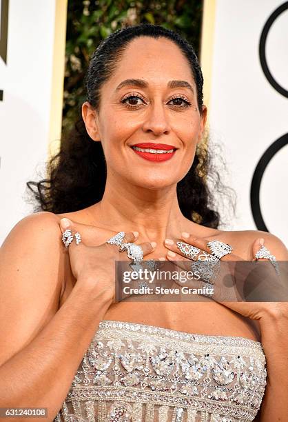 Actress Tracee Elllis Ross attends the 74th Annual Golden Globe Awards at The Beverly Hilton Hotel on January 8, 2017 in Beverly Hills, California.