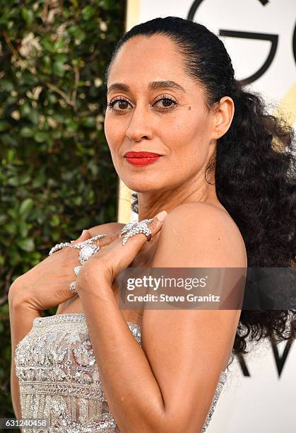 Actress Tracee Elllis Ross attends the 74th Annual Golden Globe Awards at The Beverly Hilton Hotel on January 8, 2017 in Beverly Hills, California.