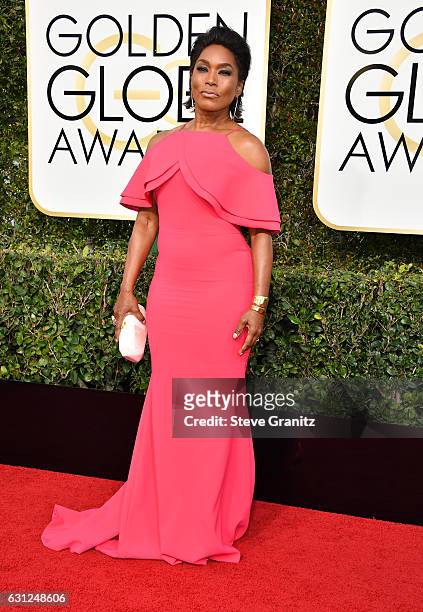 Actress Angela Bassett attends the 74th Annual Golden Globe Awards at The Beverly Hilton Hotel on January 8, 2017 in Beverly Hills, California.