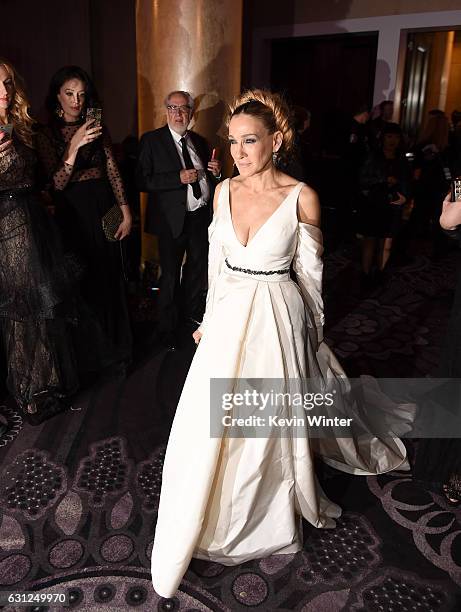 Actress Sarah Jessica Parker attends the 74th Annual Golden Globe Awards at The Beverly Hilton Hotel on January 8, 2017 in Beverly Hills, California.