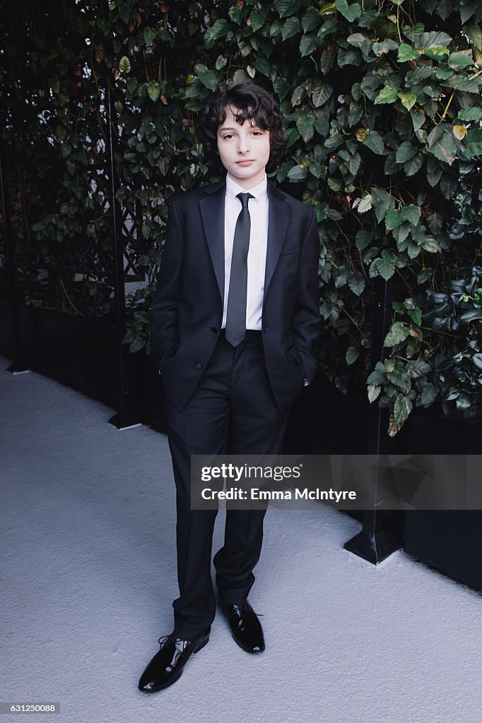 Finn Wolfhard, Caleb McLaughlin and Noah Schnapp Prepare For The 74th Annual Golden Globe Awards