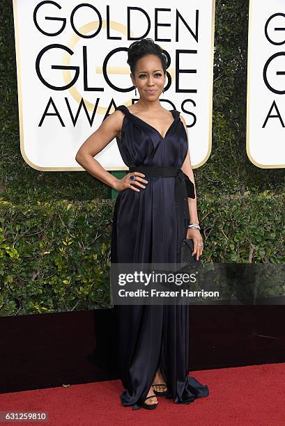 Red carpet host Liza Koshy attends the 74th Annual Golden Globe Awards at The Beverly Hilton Hotel on January 8, 2017 in Beverly Hills, California.