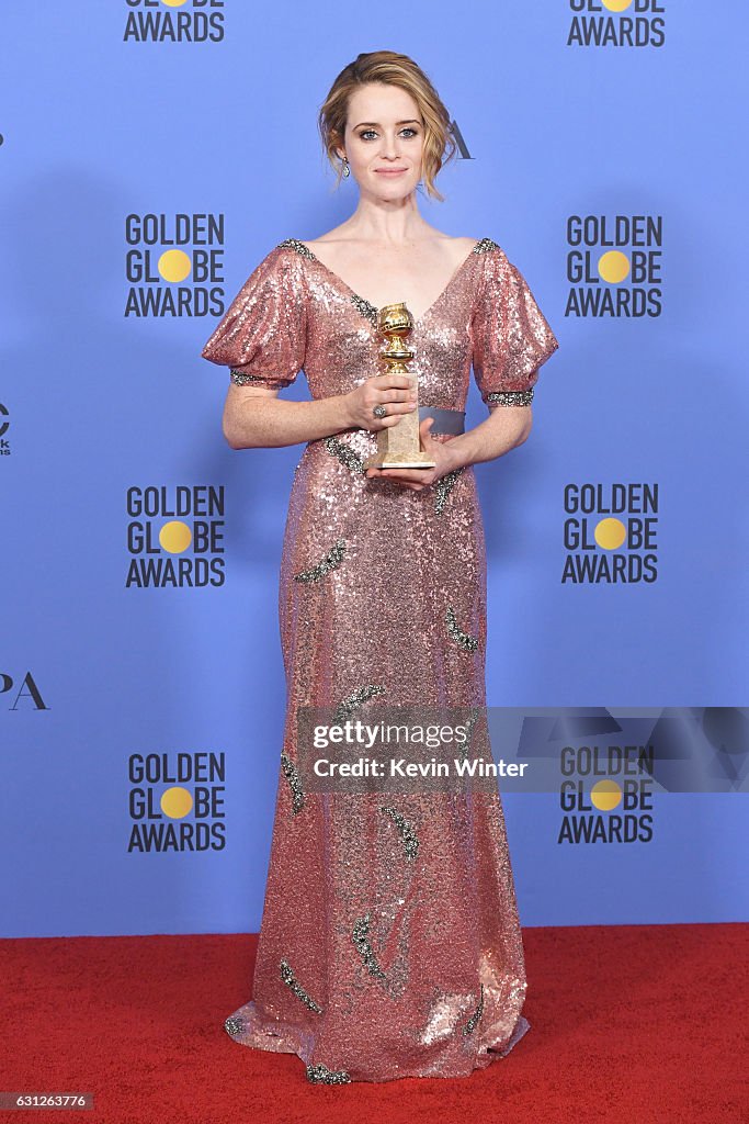 74th Annual Golden Globe Awards - Press Room