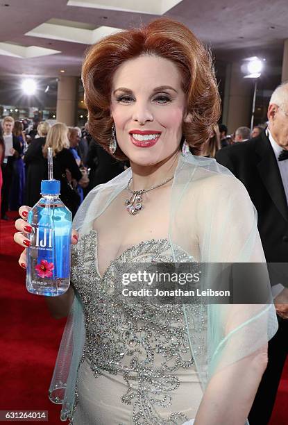 Actress Kat Kramer at the 74th annual Golden Globe Awards sponsored by FIJI Water at The Beverly Hilton Hotel on January 8, 2017 in Beverly Hills,...