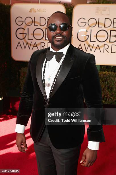 Actor Brian Tyree Henry attends the 74th Annual Golden Globe Awards at The Beverly Hilton Hotel on January 8, 2017 in Beverly Hills, California.