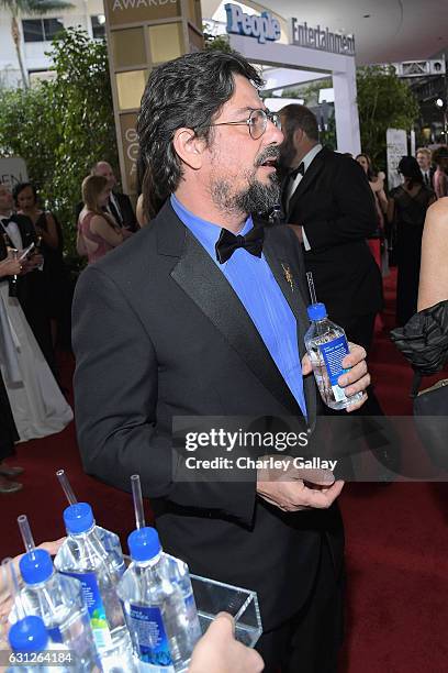 Producer Roman Coppola at the 74th annual Golden Globe Awards sponsored by FIJI Water at The Beverly Hilton Hotel on January 8, 2017 in Beverly...