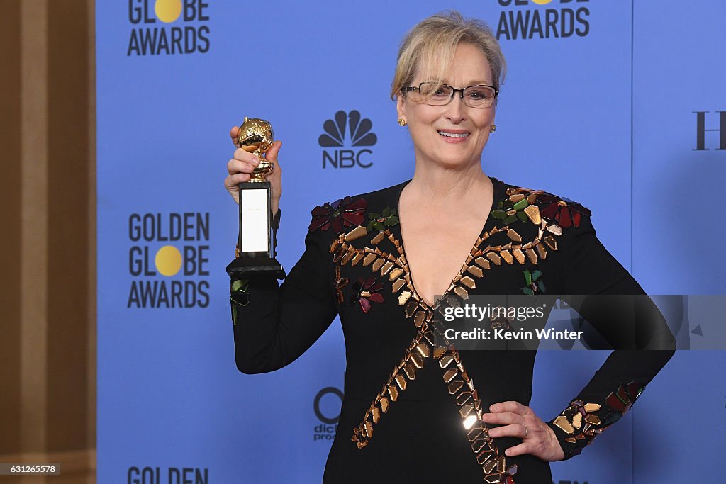 74th Annual Golden Globe Awards - Press Room