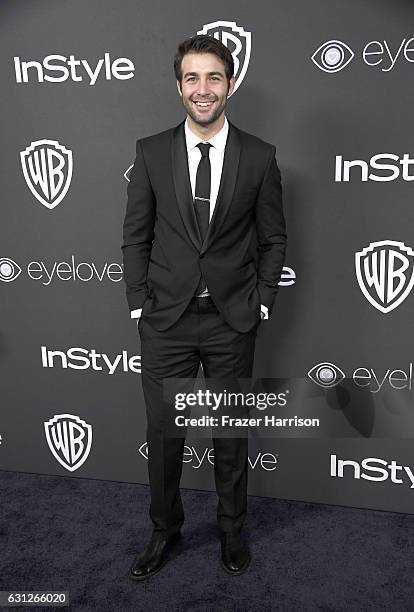 Actor James Wolk attends the 18th Annual Post-Golden Globes Party hosted by Warner Bros. Pictures and InStyle at The Beverly Hilton Hotel on January...