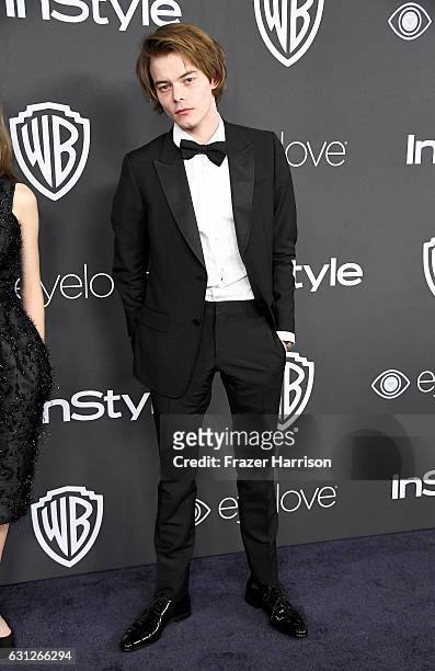 Actor Charlie Heaton attends the 18th Annual Post-Golden Globes Party hosted by Warner Bros. Pictures and InStyle at The Beverly Hilton Hotel on...