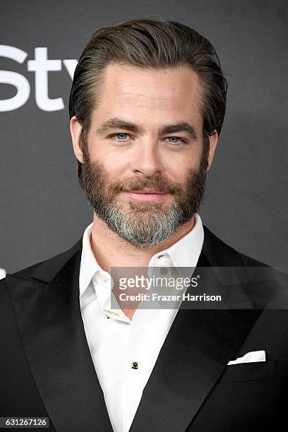 Actor Chris Pine attends the 18th Annual Post-Golden Globes Party hosted by Warner Bros. Pictures and InStyle at The Beverly Hilton Hotel on January...