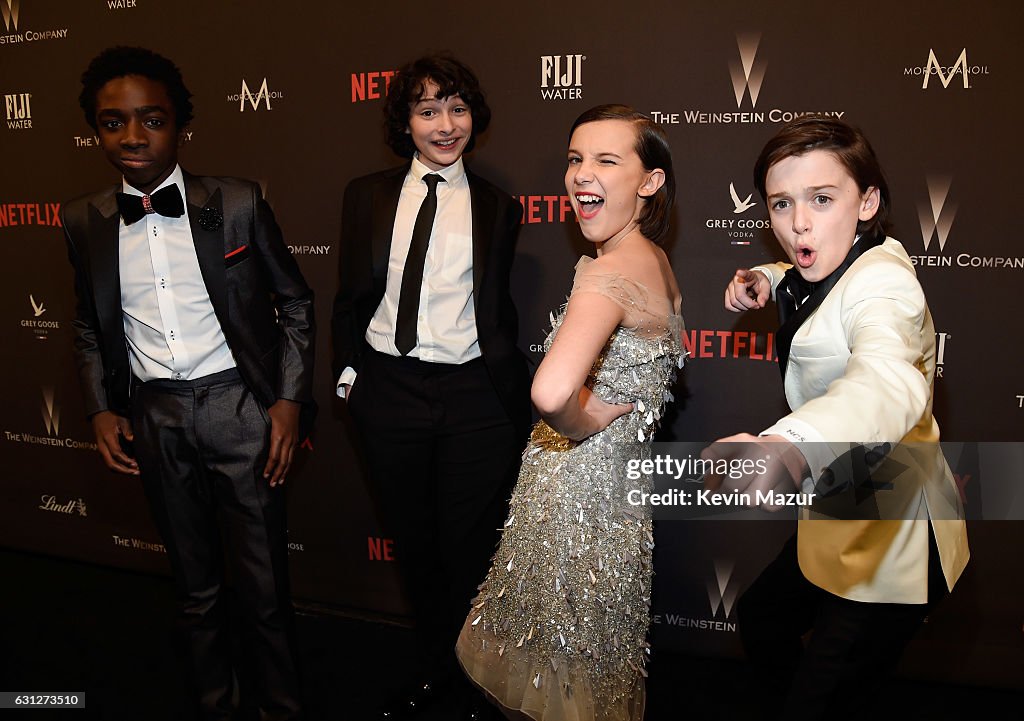 The Weinstein Company And Netflix Golden Globe Party, Presented With FIJI Water, Grey Goose Vodka, Lindt Chocolate, And Moroccanoil - Red Carpet