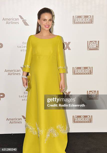 Actress Natalie Portman attends FOX and FX's 2017 Golden Globe Awards after party at The Beverly Hilton Hotel on January 8, 2017 in Beverly Hills,...