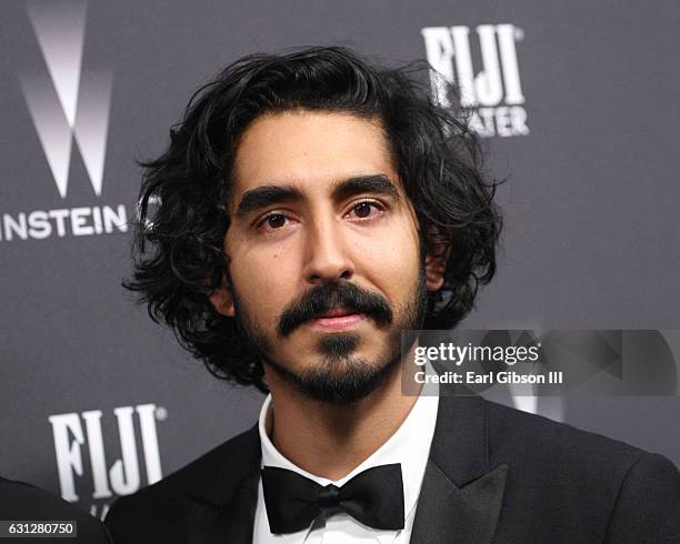 Actor Dev Patel attends The Weinstein Company and Netflix Golden Globe Party, presented with FIJI Water, Grey Goose Vodka, Lindt Chocolate, and...