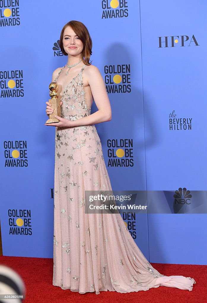 74th Annual Golden Globe Awards - Press Room