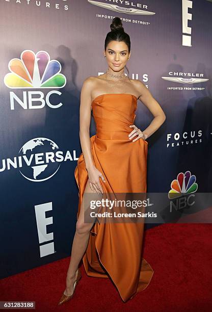 Kendall Jenner attends NBCUniversal's 74th Annual Golden Globes After Party at The Beverly Hilton Hotel on January 8, 2017 in Beverly Hills,...