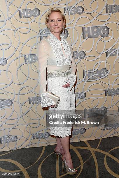 Anne Heche attends HBO's Official Golden Globe Awards After Party at Circa 55 Restaurant on January 8, 2017 in Beverly Hills, California.