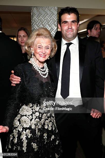 Philanthropist Barbara Davis and Jason Davis attend HBO's Official Golden Globe Awards After Party at Circa 55 Restaurant on January 8, 2017 in...