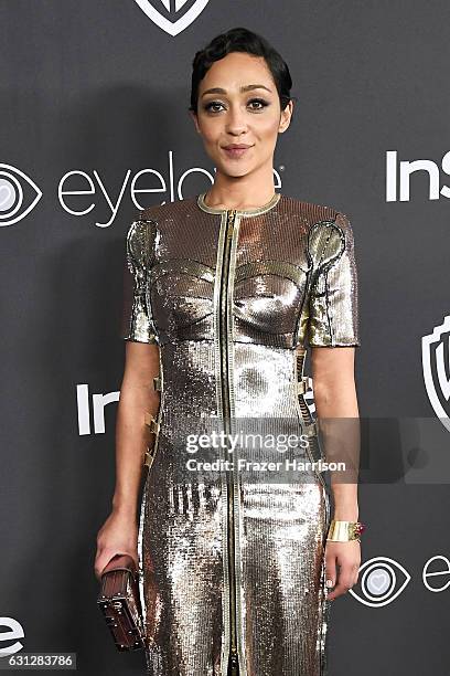 Ruth Negga attends the 18th Annual Post-Golden Globes Party hosted by Warner Bros. Pictures and InStyle at The Beverly Hilton Hotel on January 8,...