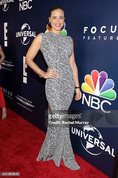 Parisa Fitz-Henley attends the Universal, NBC, Focus Features, E! Entertainment Golden Globes after party sponsored by Chrysler on January 8, 2017 in...