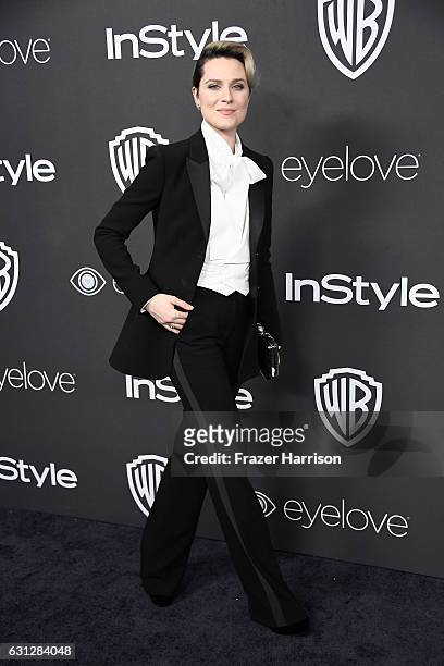 Actress Evan Rachel Wood attends the 18th Annual Post-Golden Globes Party hosted by Warner Bros. Pictures and InStyle at The Beverly Hilton Hotel on...