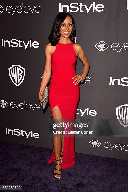 Personality Shaun Robinson attends the 18th Annual Post-Golden Globes Party hosted by Warner Bros. Pictures and InStyle at The Beverly Hilton Hotel...