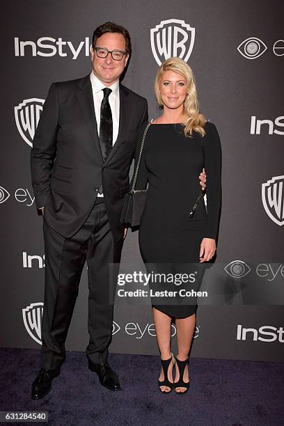 Actor Bob Saget and Kelly Rizo attend the 18th Annual Post-Golden Globes Party hosted by Warner Bros. Pictures and InStyle at The Beverly Hilton...