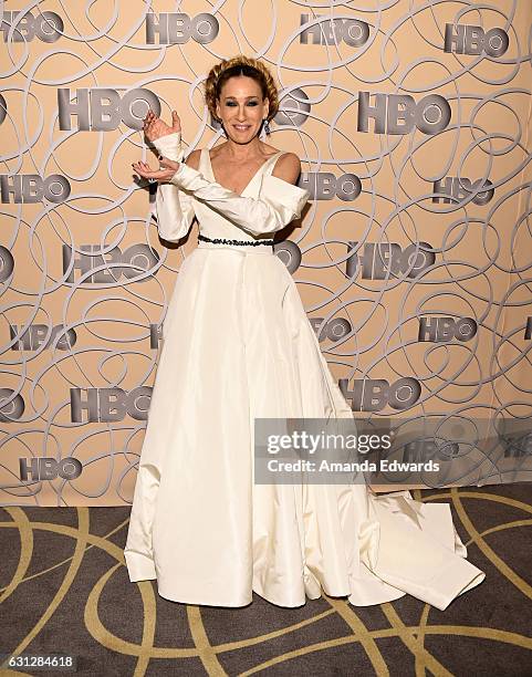 Actress Sarah Jessica Parker arrives at HBO's Official Golden Globe Awards After Party at Circa 55 Restaurant on January 8, 2017 in Los Angeles,...