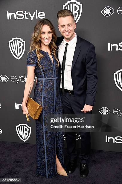 Genevieve Tedder and musician Ryan Tedder attend the 18th Annual Post-Golden Globes Party hosted by Warner Bros. Pictures and InStyle at The Beverly...