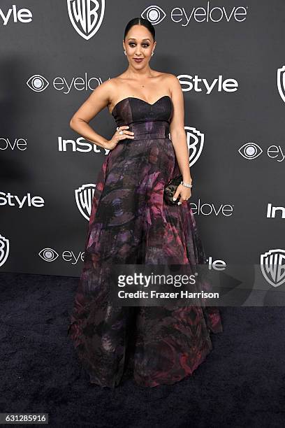 Personality Tamera Mowry attends the 18th Annual Post-Golden Globes Party hosted by Warner Bros. Pictures and InStyle at The Beverly Hilton Hotel on...