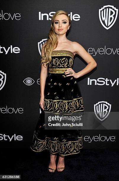 Actress Peyton List attends The 2017 InStyle and Warner Bros. 73rd Annual Golden Globe Awards Post-Party at The Beverly Hilton Hotel on January 8,...