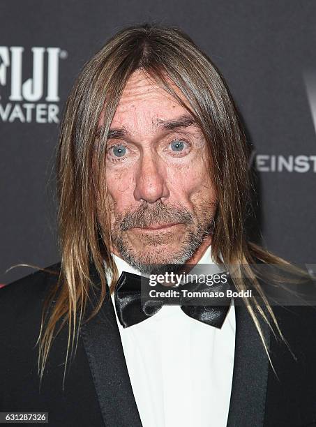 Musician Iggy Pop attends The Weinstein Company and Netflix Golden Globe Party, presented with FIJI Water, Grey Goose Vodka, Lindt Chocolate, and...