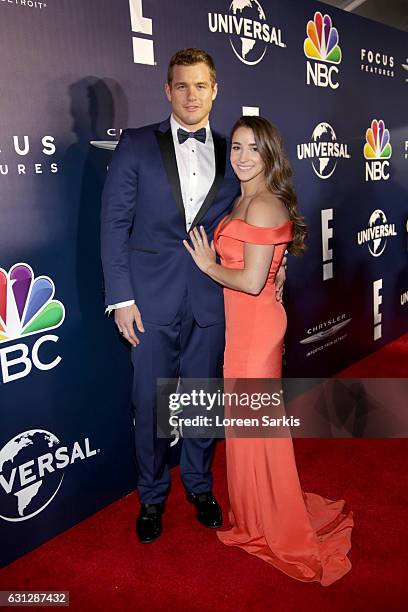 Player Colton Underwood and Olympic Gymnast Aly Raisman attend the Universal, NBC, Focus Features, E! Entertainment Golden Globes after party...