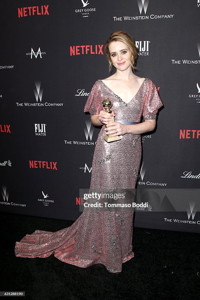 The Weinstein Company And Netflix Golden Globe Party, Presented With FIJI Water, Grey Goose Vodka, Lindt Chocolate, And Moroccanoil - Red Carpet