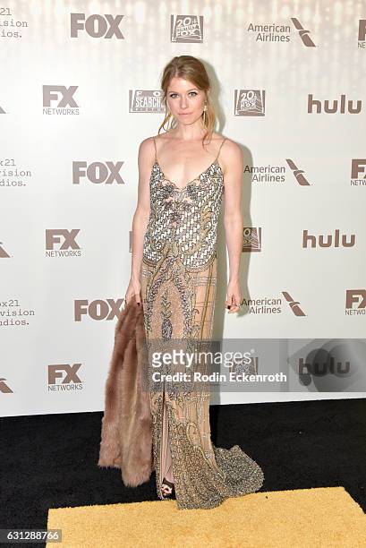 Genevieve Angelson attends FOX and FX's 2017 Golden Globe Awards after party at The Beverly Hilton Hotel on January 8, 2017 in Beverly Hills,...