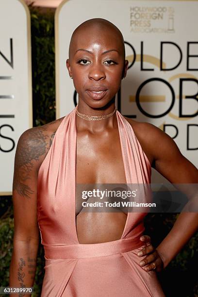 Producer Oge Egbuonu attends the 74th Annual Golden Globe Awards at The Beverly Hilton Hotel on January 8, 2017 in Beverly Hills, California.