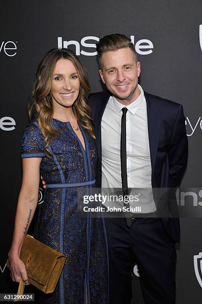 Genevieve Tedder and Ryan Tedder attend The 2017 InStyle and Warner Bros. 73rd Annual Golden Globe Awards Post-Party at The Beverly Hilton Hotel on...